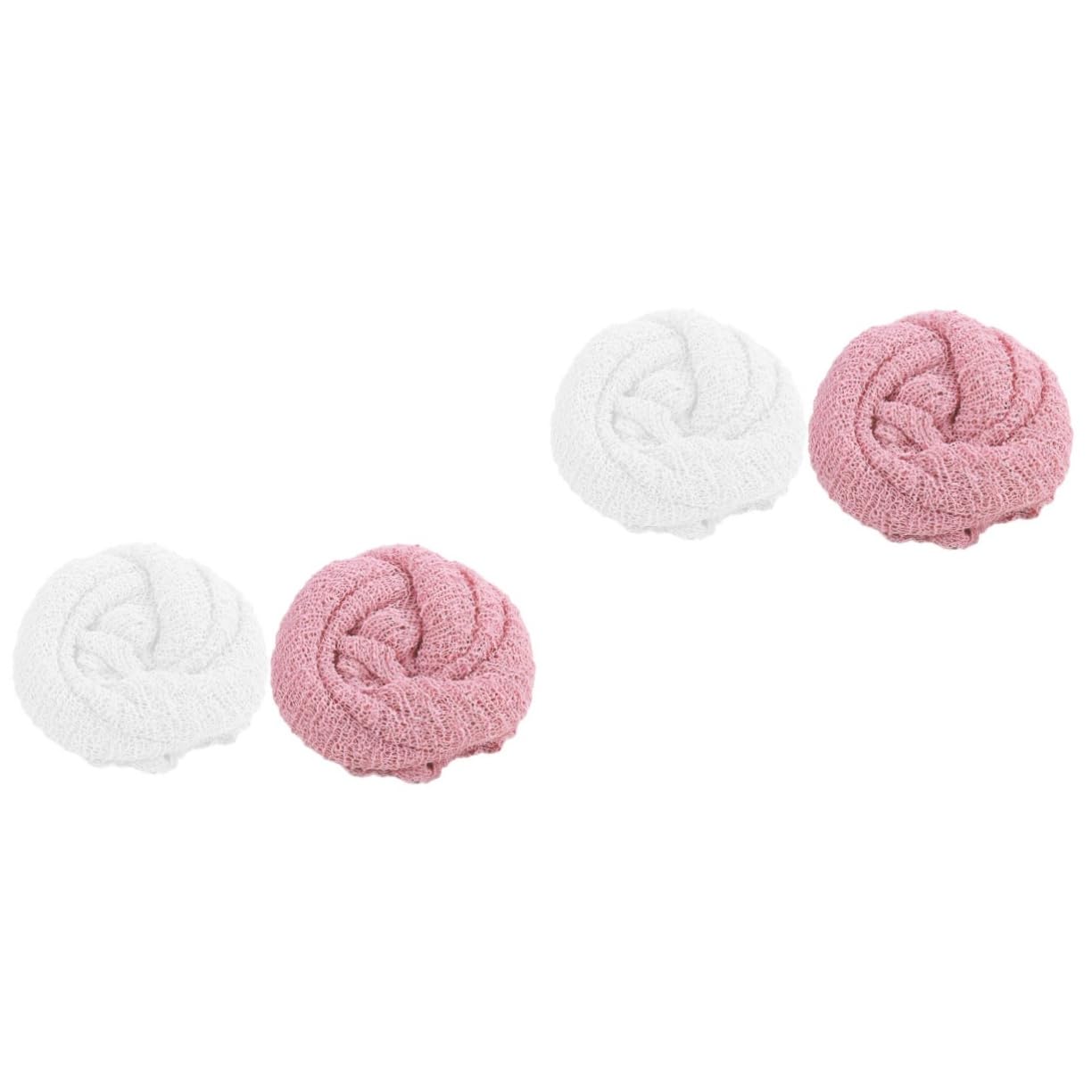 ibasenice 2 Set Coperta Avvolgente Fasciatura Del Bambino Oggetti Di Scena Per Neonati Neonato Sciarpa Neonata Panni Da Bagno Per Bambini Panni Da Bagno Per Neonati 2 Pezzi * 2