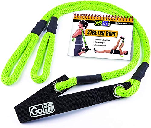 Gofit Muscle Flexibility Stretch Rope - 7.5 Feet,Green #TOP16