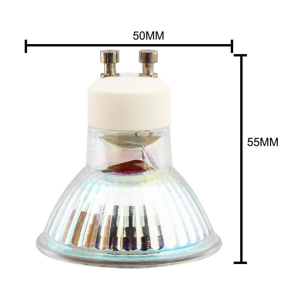 Mengjay 20x Bombilla GU10 Bombilla LED de bajo consumo de 3W 60 SMD 2835LEDs luz cálida Bombilla 2700K AC 220V