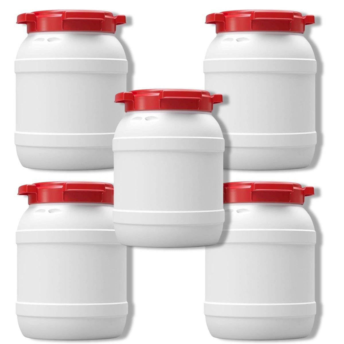 Multitanks Lot de 5 Fûts CurTec 6L en HDPE : Stockage et Loisirs Sécurisés