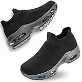 dobernigg Anlass: Kann mit oder ohne Socken getragen werden, da der Netzstoff mit Stream-Futter die Füße vor Reizungen schützt. Da sie extrem vielseitig sind, können die Sneakers sowohl elegant als auch runter, ins Fitnessstudio genommen oder zum Treten getragen werden. Perfekt für Arbeit, Walking, Plantarfasziitis, Krankenpflege, Einkaufen, Reisen, Autofahren, Sport, Workout.