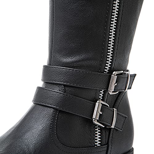 GLOBALWIN Women's Black Knee High Boots Comfortable Boots For Women Size 6M - image 4