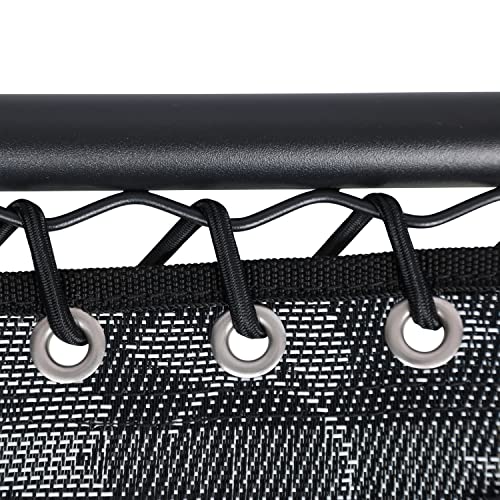 Bliss Hammocks Gfc-Tbl-Pf 20" Folding Side Table W/ 2 Built-In Cup Holders, Outdoor, Patio, Deck, Foldable, Durable, Weather Resistant, Flexible Sling Material, Steel Frame, Platinum Flower #TOP3