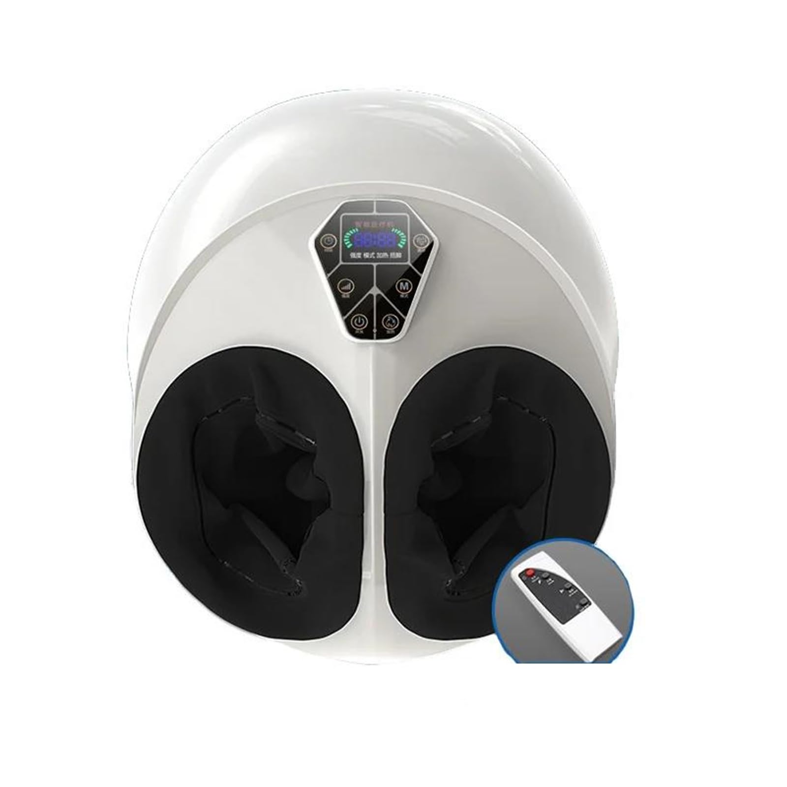 LKHLTBF Foot Massager With Vibration Deep Foot Massage Tub Kneading Pressing Acupressure Heating Foot Bath Tub Functions Relieve Soreness In Legs Feet,White