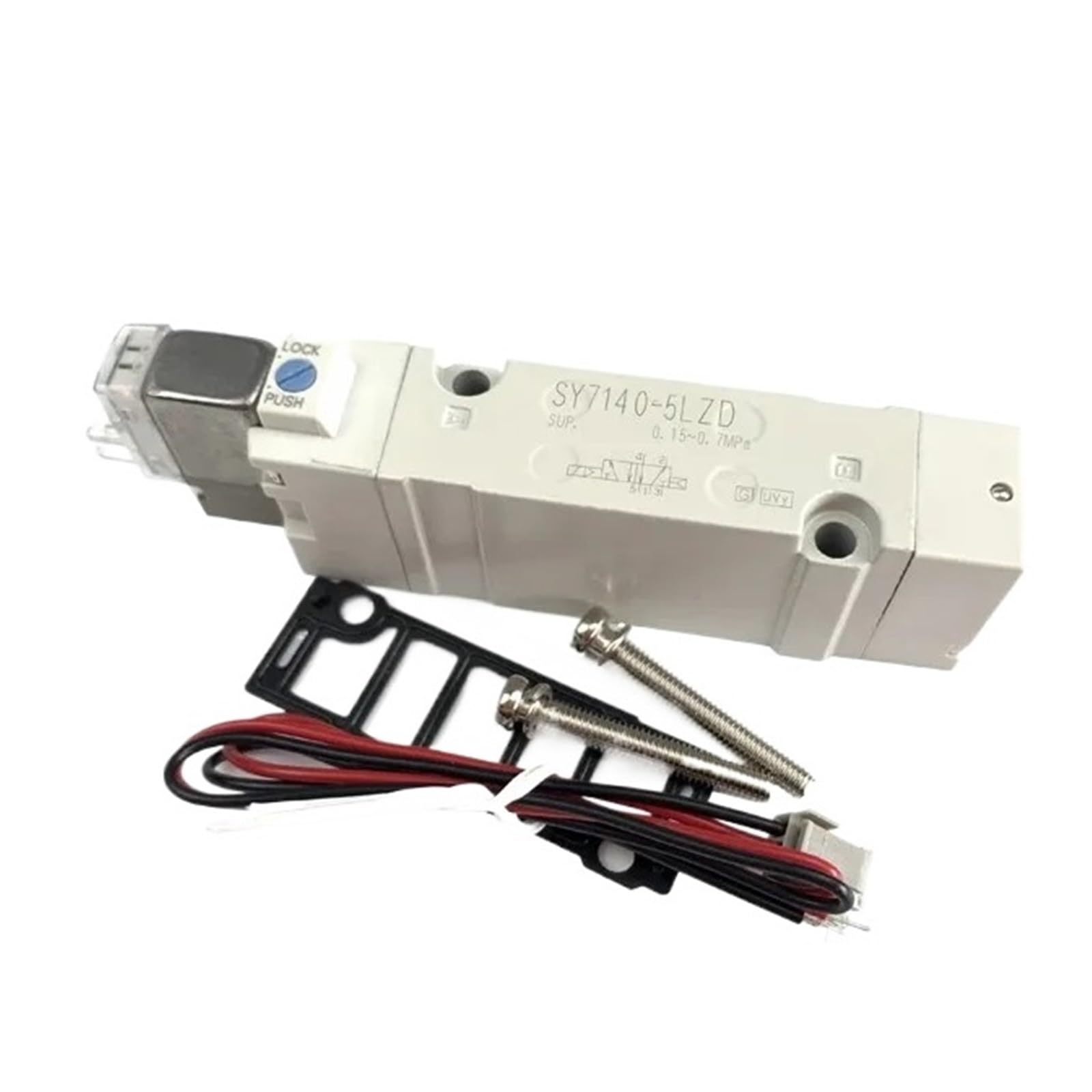 Électrovanne SY7140-3DZ distributeur 5/2 pneumatique 110V commande de vérin