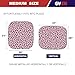 Gven Windshield Sun Shade 2pcs with Bonus Pink Car Sunshade for Front Window Shades 2025 Technology Reflect UV and Heat Sun Visor Automotive Accessories Interior Sun Protection (Pink Leopard, M)
