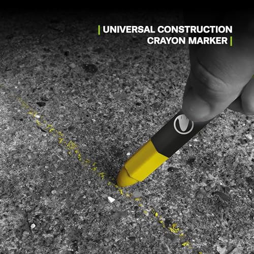 Tracer Bauholzstifte, 12 Stück, Gelb 12 x gelbe Markierungsstifte für verschiedene Oberflächen