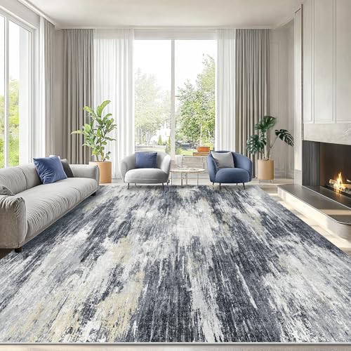 AMADA HOMEFURNISHING 9x12 Area Rugs for Living Room, Modern Large