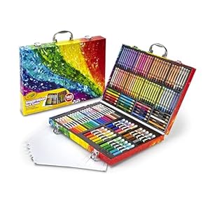 Crayola Inspiration Art Case Coloring Set – Space (140ct), Art Kit For Kids, Toys for Girls & Boys, Art Set, School Supplies, Gifts [Amazon Exclusive]
