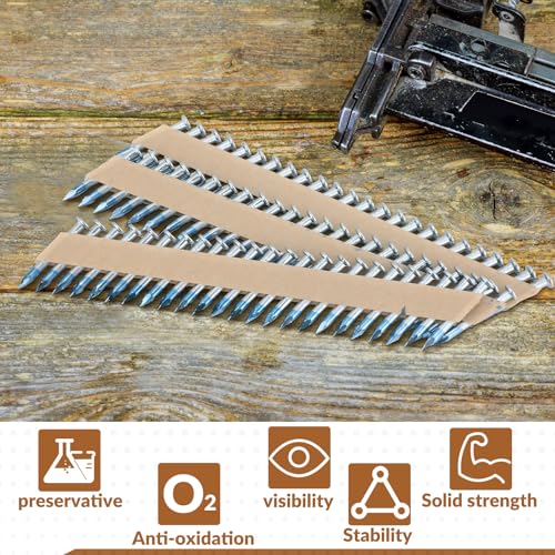 Image of Tandefio 25 Pcs Joist Hanger Nails Framing Nails Box, 1-1 /2 x 0.131 Inch