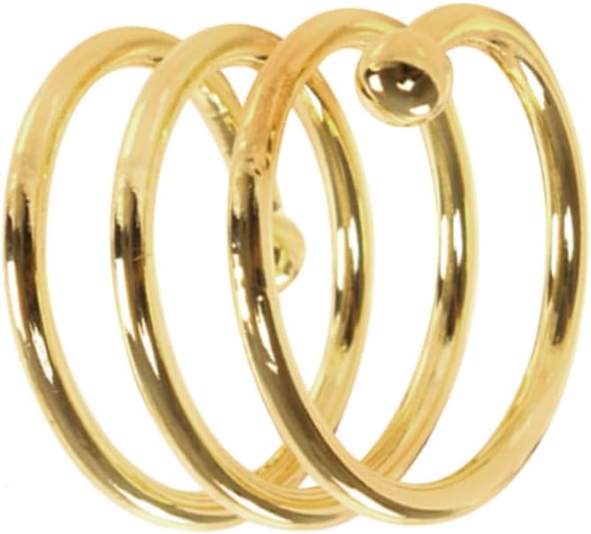 Cabilock 10Pcs Spring Napkin Rings Elegant Serviette Buckle Holders for Wedding Party and Banquet Table Decor Unique Table Accessories for Home Dining