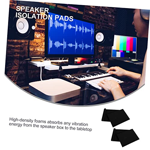 Sosoport 2Pcs Almohadillas Aislantes para Altavoces de Alta Densidad, Cojines Acústicos para Reducción de Ruido y Amortiguación de Vibraciones miniatura 5
