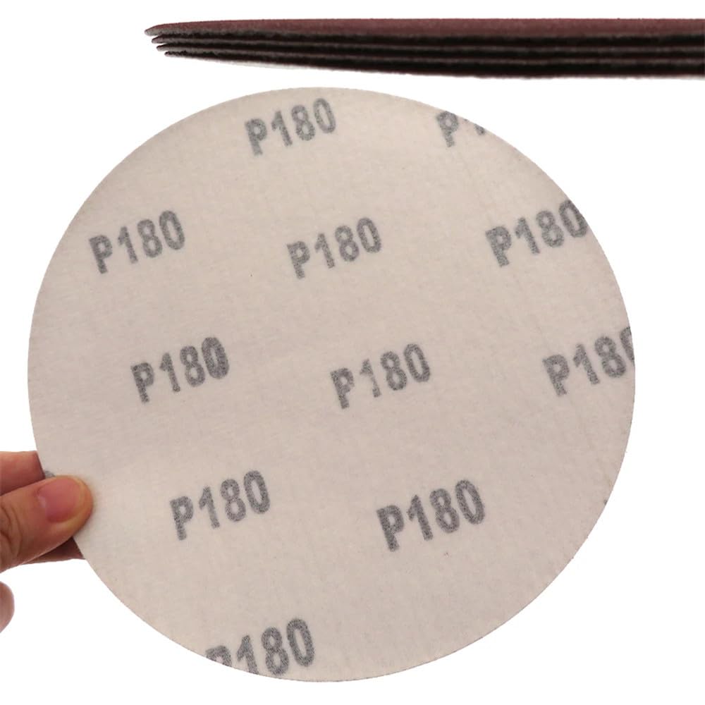20 sztuk/50 sztuk 5-calowy uciekający papier ścierny 125mm okrągły uciekający papier ścierny wyginający arkusz szlifierski samoprzylepny arkusz z powrotem, 50 sztuk, 40