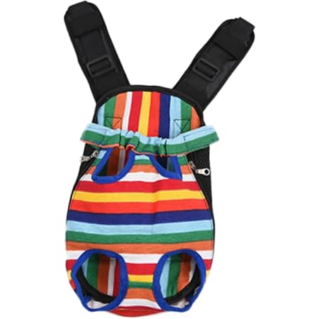 Amazon Quality Plus 肩パット付き 犬 猫 ペット 抱っこ紐 抱っこひも 飛び出し防止フック付き 犬 猫 スリング お散歩バッグ お出かけバック 2way多機能 おんぶひも カラフル M Quality Plus おでかけ用品 通販