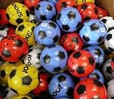 Deshinchado. Paquete de 12 balones de fútbol de PVC, de 25 cm de diámetro (desinflado), de colores variados
