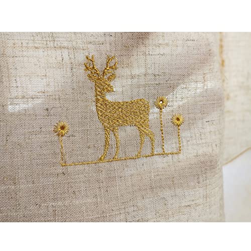 Demi rideaux de cuisine aspect épuré texture jute
