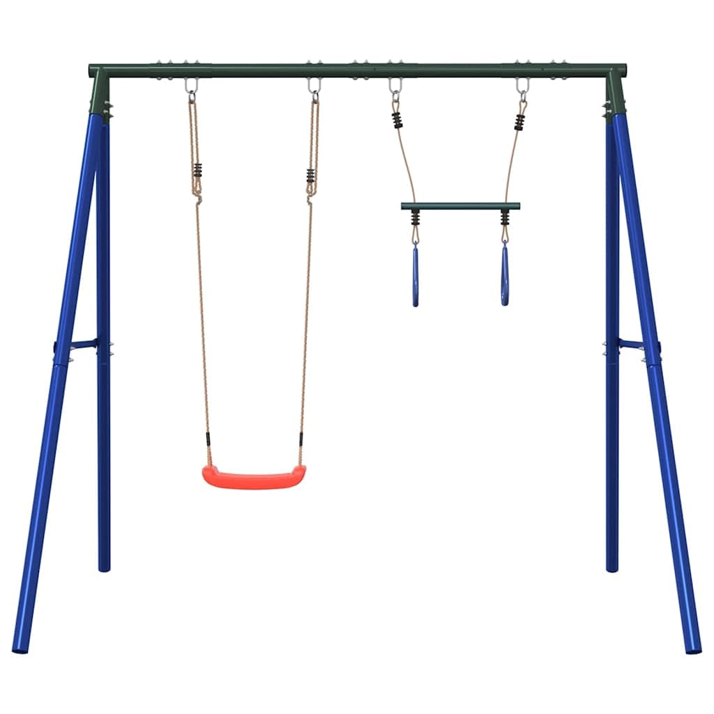 Juego de columpio de jardín con Trapecio para niños de 3 a 10 años