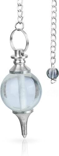 Cuarzo transparente - Péndulos de cristal - Cristal rascador - Péndulo de tarántula - Herramientas de adivinación - Péndulo Vector - Energía de