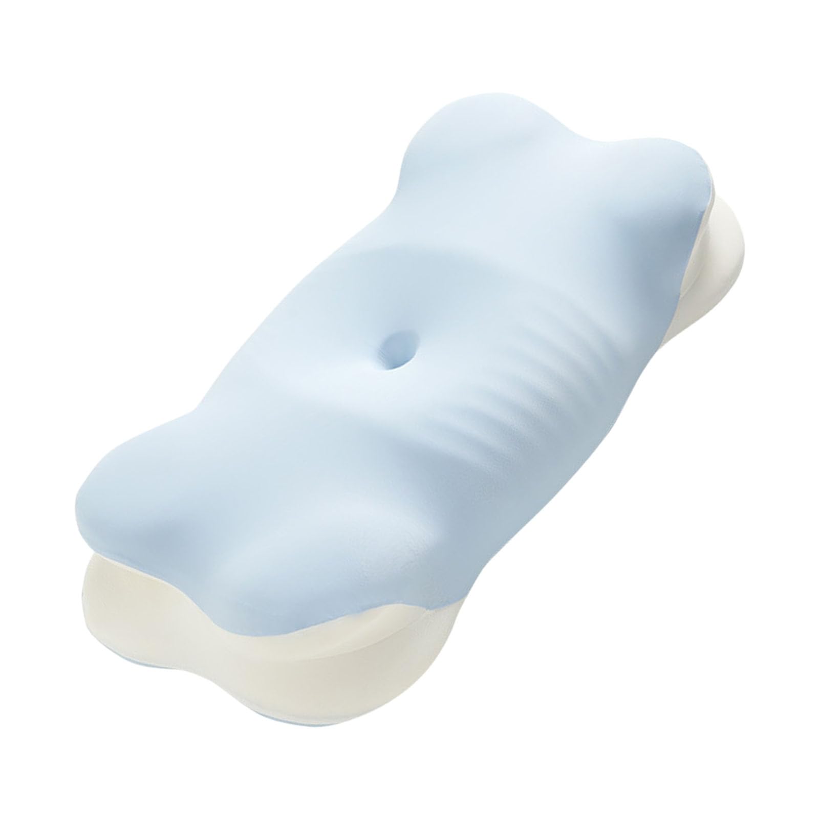 Tsophreniq Ergonomic Memory Foam Pillow Designed to Relieve Neck Uncomfort Improve Sleep Cervical Pillow with Zippered Cover Ergonomic Cervical