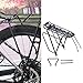 predolo Bike Rear Cargo Rack Bicycle Carrier Durability Easy to Install Strong Load Capacity Replace Bracket Luggage Cargo Rack, Style A
