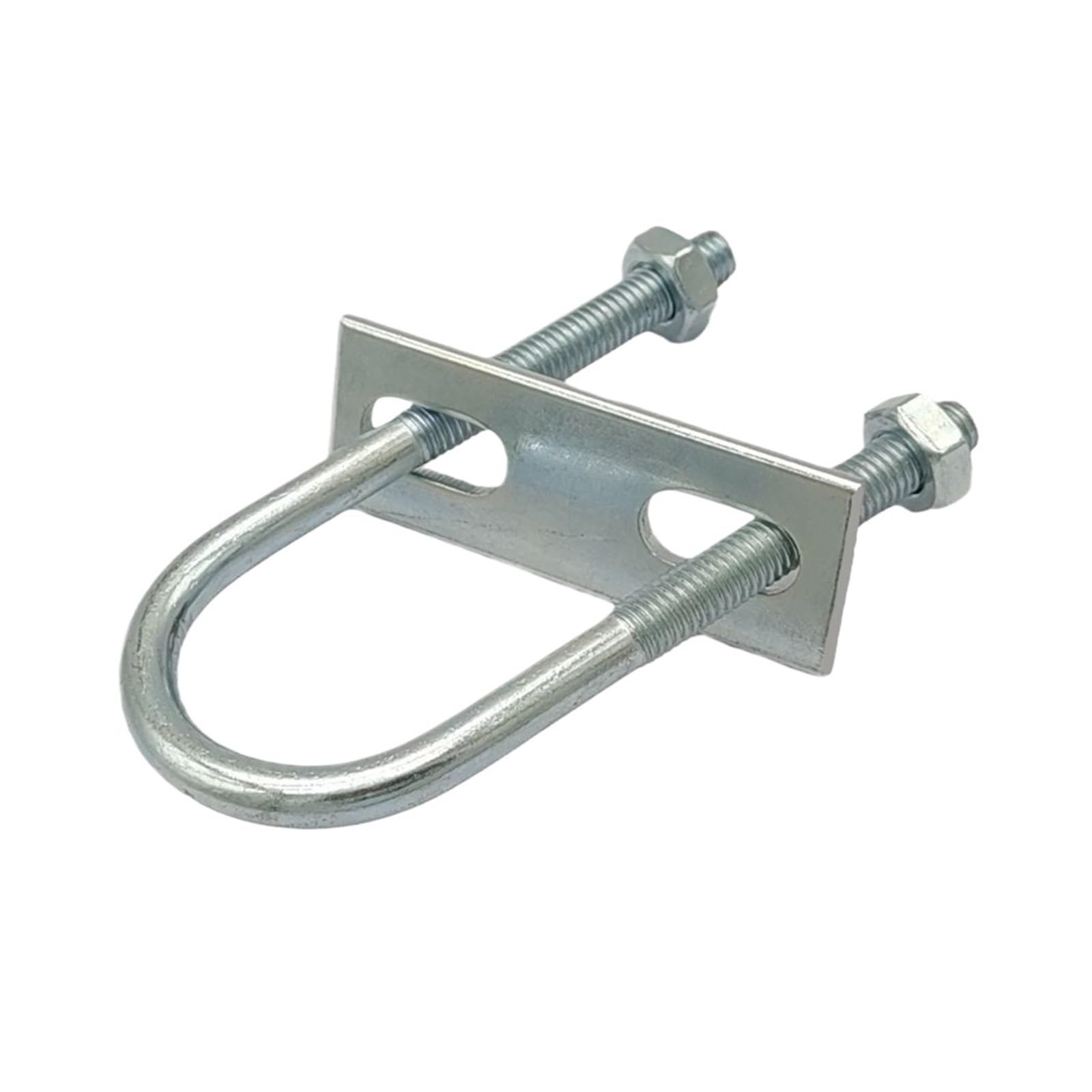 Obejma do rur okrągłych M8 typu U-Bolt — trwała obejma do rur ze stali węglowej, 1 zestaw(M8x34x200mm)