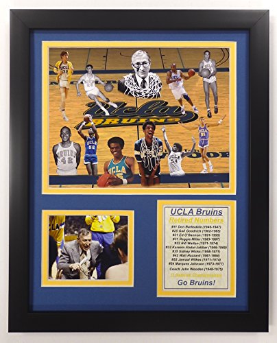 Legends Never Die NCAA UCLA Bruins Basketball Greats Double Matted Photo Frame, 12" x 15"