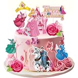 Compr 10Pcs Sleeping Princess Cake Decorations, Princess Birthday Cake Topper Sleeping Princess Beauty Cake Decorations Party Cake Decors for Children Girls