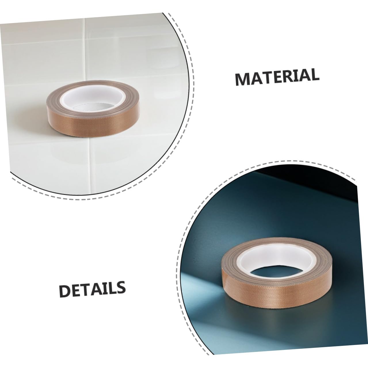 Nastro da 10 Metri Resistente al Calore in Ptfe Nastro Adesivo Isolante Termico per Sigillatrice Sottovuoto Manuale per Prodotti Elettrici ad Alta e Bassa Tensione