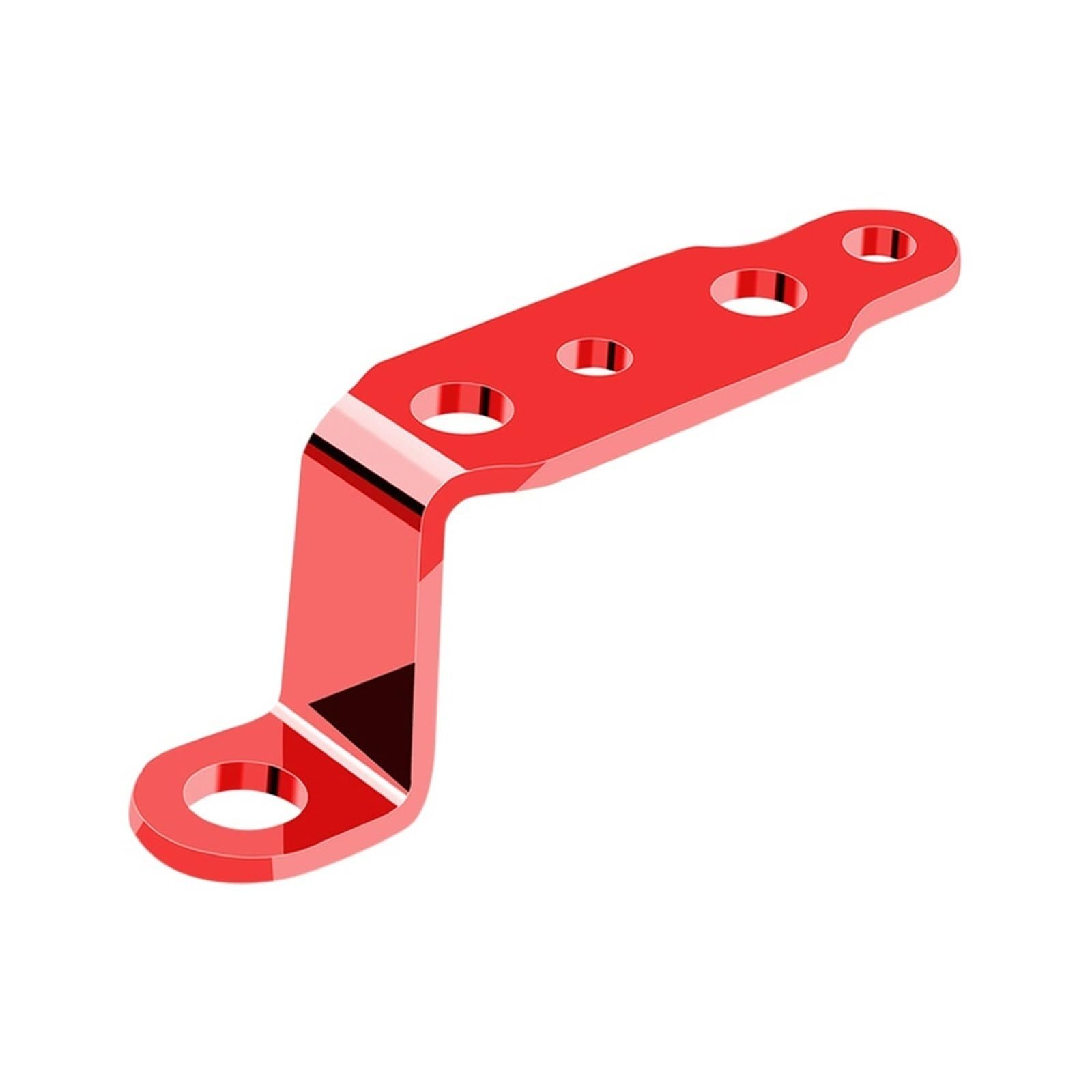 Bracket Light Multifunction Motorcycle Modification Accessories Head Light Brackets Rearview Mirror Lamp Extension(Red)