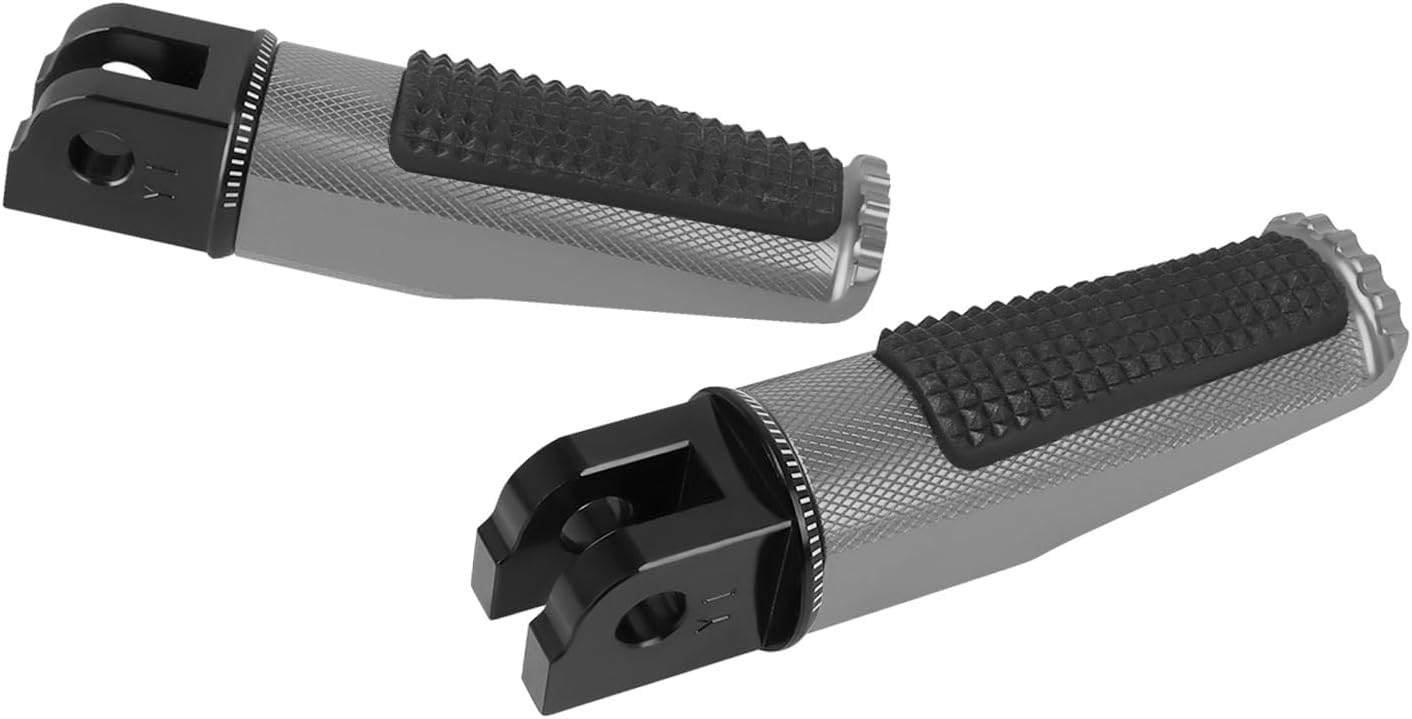 Motorcycle Footpegs Front Passenger Foot Pegs Replacement for Yamaha YZFR1 YZF-R1 2002-2019 YZF R6 YZF-R6 2003-2019 YZF R1M 2017-2020 Foot Rests Pedal (titanium)