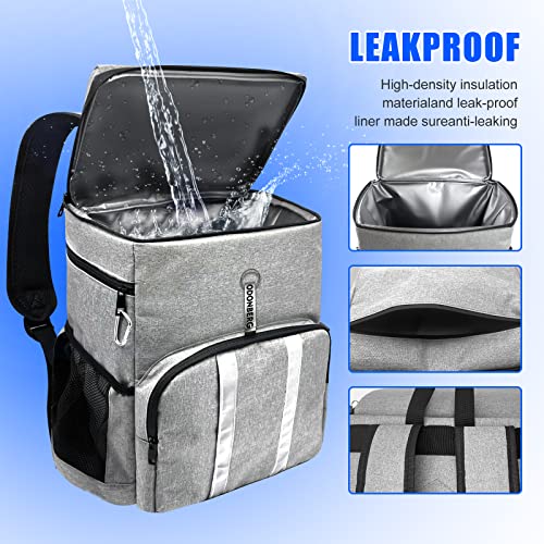 Tingchuan Large Capacity Insulated Cooler Backpack Holds 54 Cans Leakproof Soft Cooler Bag Lightweight Backpack Cooler For Picnic Fishing Hiking Camping Park Beach #TOP5