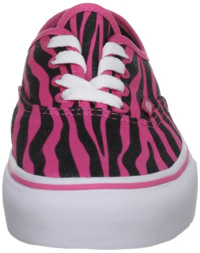Image of Vans Girl's Fashion Sports Canvas Trainer, Zebra Glitter Hot Pink Black, 6 us