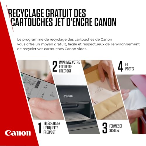 Canon PG-575XL x 2 / CL-576XL Cartouches d'encre Authentiques à Haut rendement, Lot de 3 (2 x Noir, 1 x Couleur) - Carton Multipack