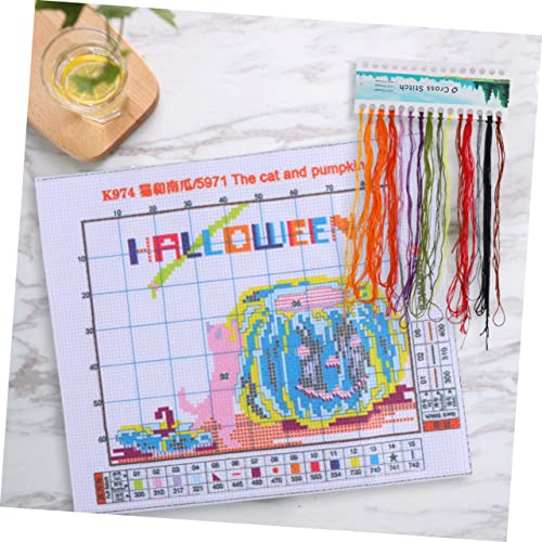 Kits de broderie point de croix Halloween lot de 3 à offrir aux passionnés de DIY - 4