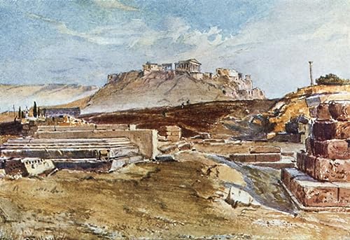 Decoración de pared con cuadro El Dipylon en Atenas de John Fulleylove en lienzo de 60x90 cm
