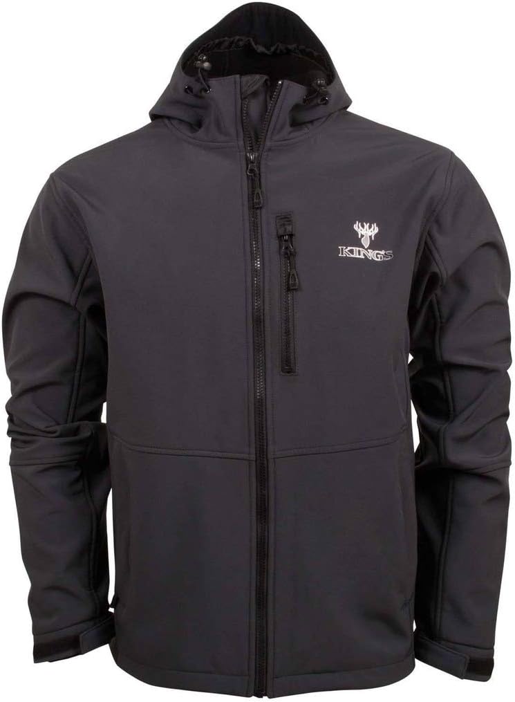 King's Camo KC1650 Men's KC1 Soft Shell Hooded Hunting Jacket