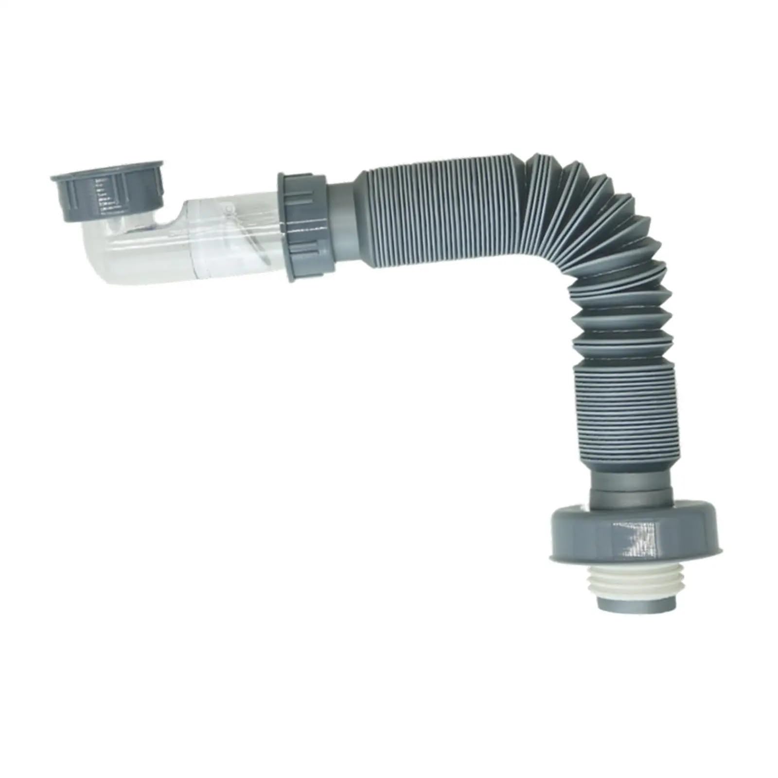 Qjzkwxalmp 120Cm Kitchen Sink Drain Hose Multipurpose Telescopic
