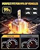 Termitor D1S Upgrade Light Bulbs, 45,000LM 10X Brighter Output, 6500K Natural White, 1:1 HID Size Match, 3-Min Install & 10-Year Lifespan, IP68 Waterproof, 99% High Adaptability, Pack of 2 #3