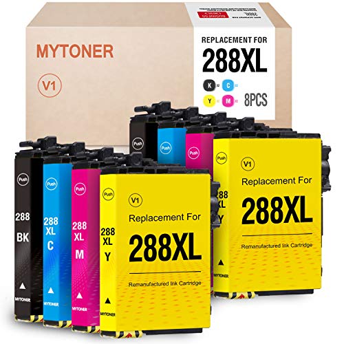 70% Off Everything MYTONER Remanufactured Ink Cartridge Replacement for Epson 288XL 288 T288XL Ink for Expression XP-330 XP-340 XP-430 XP-434 XP-440 XP-446 (Black Cyan Magenta Yellow, 8-Pack) 70% Off Everything MYTONER Remanufactured Ink Cartridge Replacement for Epson 288XL 288 T288XL Ink for Expression XP-330 XP-340 XP-430 XP-434 XP-440 XP-446 (Black Cyan Magenta Yellow, 8-Pack)