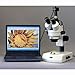 AmScope SM-2TZZ Professional Trinocular Stereo Zoom Microscope, WH10x and WH20x Eyepieces, 3.5X-180X Magnification, 0.7X-4.5X Zoom Objective, Upper and Lower Halogen Lighting, Pillar Stand, 110V-120V, Includes 0.5X and 2.0X Barlow Lenses