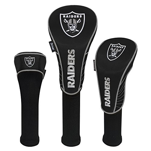 Team Effort Set of Three Headcovers NFL Las Vegas Raiders