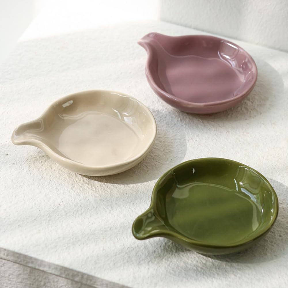 Brew To A Tea BTaT- Ceramic Dipping Bowls, 3.5 Oz, Set Of 6 Colorful Small Bowls Soy Sauce Dish Dip Bowls Sauce Bowls Mini Bowls Condiment Bowls Small Bowls For Dipping Dipping Sauce Bowls