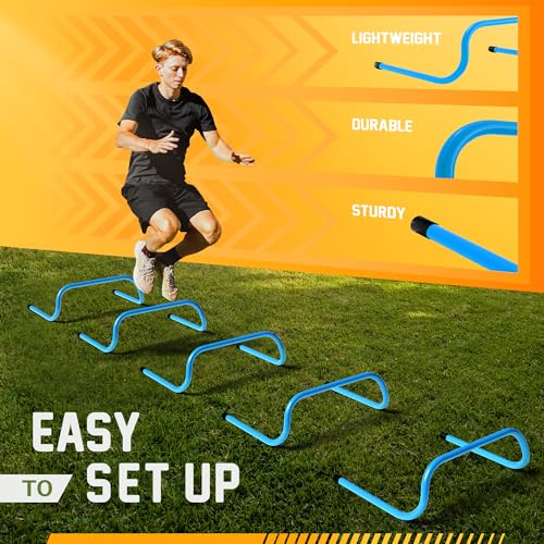 image for Yes4All Agility Speed Training Agility Hurdles for Athletes - 5 Pack -