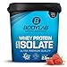 Produktbild Whey Protein Isolate 2kg Erdbeer Bodylab24, Eiweißpulver aus Whey Isolat, Whey Protein-Pulver kann den Muskelaufbau unterstützen, konzentriertes Iso-Whey-Protein frei von Aspartam