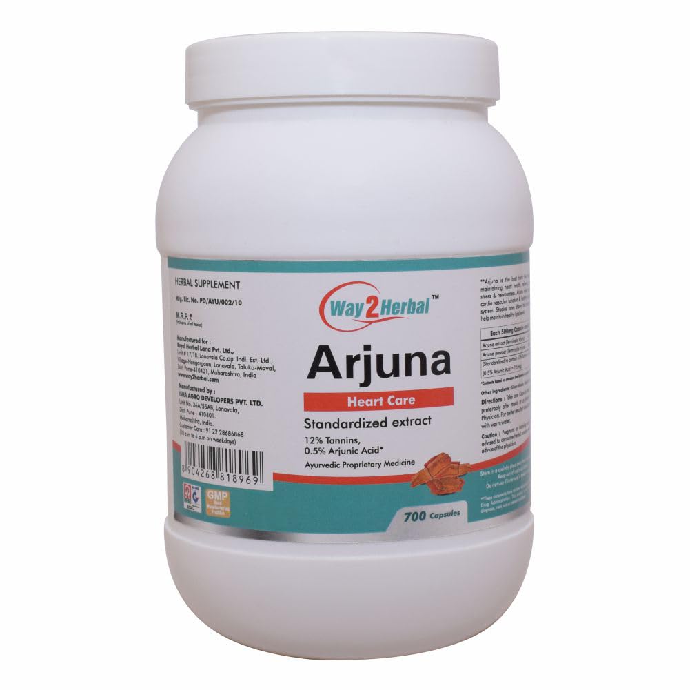 Way2herbal Arjuna Capsule (700 Count Pack Of 1)-image-33
