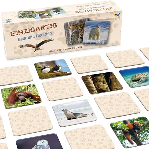 Starnberger Spiele - Einzigartig - Bedrohte Tierarten - Memospiel