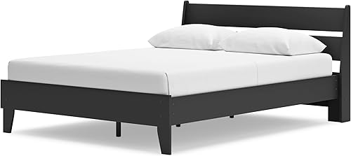 Miniatura 31 de Signature Design by Ashley Socalle Casual Twin Panel Platform Bed, Foundation or Box Spring Not Needed, Black Negro -,Blanco,Azul,Marrón miel,Beige