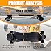 Zowdrix Electric Skateboard with Remote, 300W Commuting E-Longboard, 15 KM Range, Complete Longboard Skateboard 18% Climbing Angle for Adult D