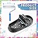 Cutecrop 2 Pcs Epoxy Shoes Slip-on Design Spike Shoes for Epoxy Flooring Coating with 9 Inch Spike Roller for Self Leveling Cement, Safe Walking on Floor Leveling Materials (XL, Shoe Size 11-16)