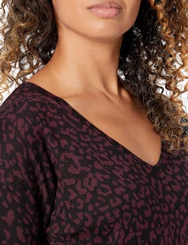 Image of Amazon Essentials Women's Lightweight V-Neck Tunic Sweater, Long Sleeve, Ribbed (Available in Plus Size)